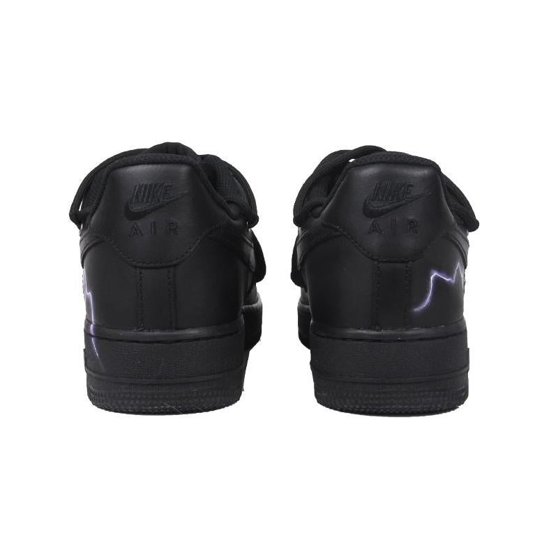 [Custom Spray-painted women's style with a lightning theme]  Air Force 1 Skateboarding Shoes Women's