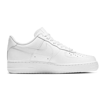 [Custom The dragon is flying and the phoenix is dancing]  Air Force 1 Skateboarding Shoes Women's Low-top White/Brown