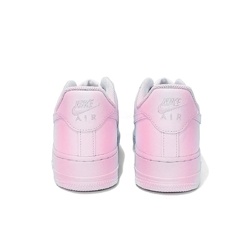 [Custom Exotic Silver Wolf]  Air Force 1 Skateboarding Shoes Women's Low-top