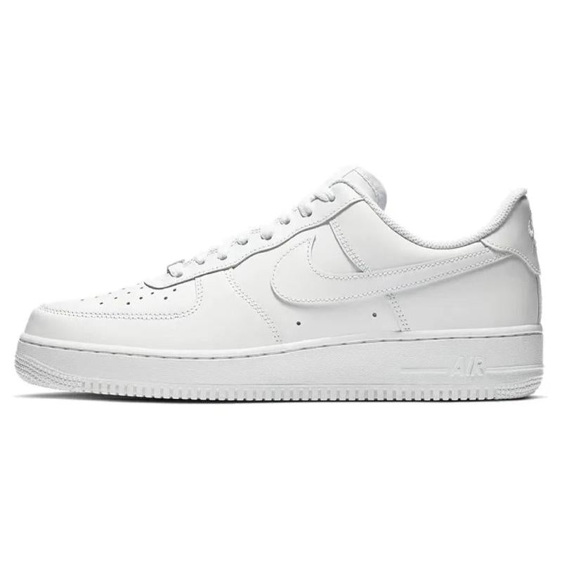 [Custom Colorful butterfly]  Air Force 1 Skateboarding Shoes Women's Low-top Grey/white