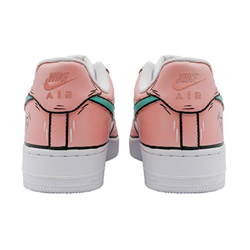 [Custom Female 2D strawberry milkshake]  Air Force 1 Skateboarding Shoes Women's