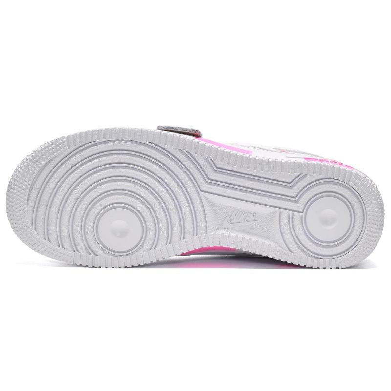 [Custom Women's cross-shaped heart-shaped white powder]  Air Force 1 Skateboarding Shoes Women's