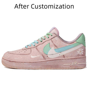 [Custom Northern Lights -BOX] Nike Air Force 1 Skateboarding Shoes Women's