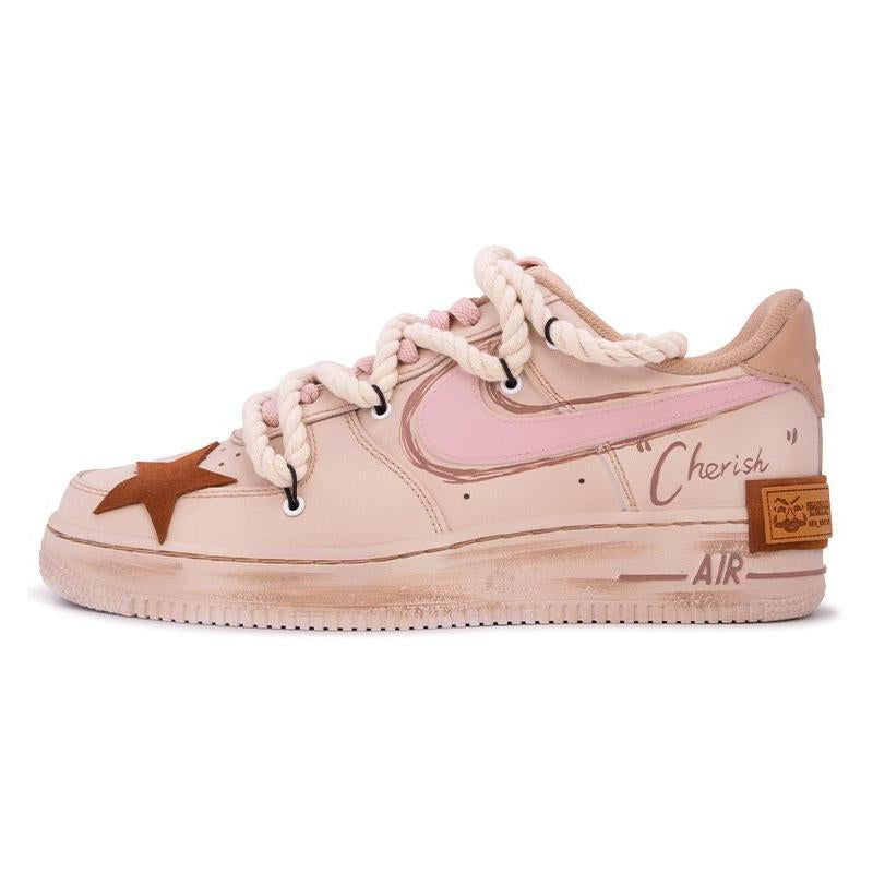 [Custom Cherish]  Air Force 1 Skateboarding Shoes Women's