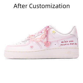 [Custom Cosmic Love Song] Nike Air Force 1 Skateboarding Shoes Women's