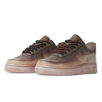 [Custom Low-top Women's Melted Chocolate Shoes]  Air Force 1 Skateboarding Shoes Women's