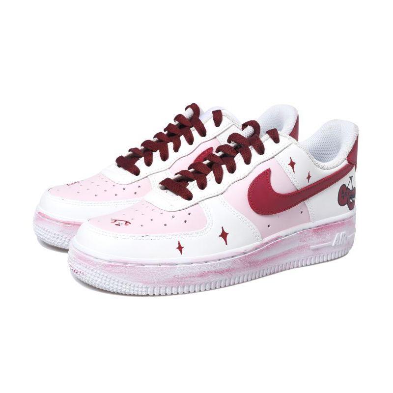 Cherry -  Air Force 1 Skateboarding Shoes Women's