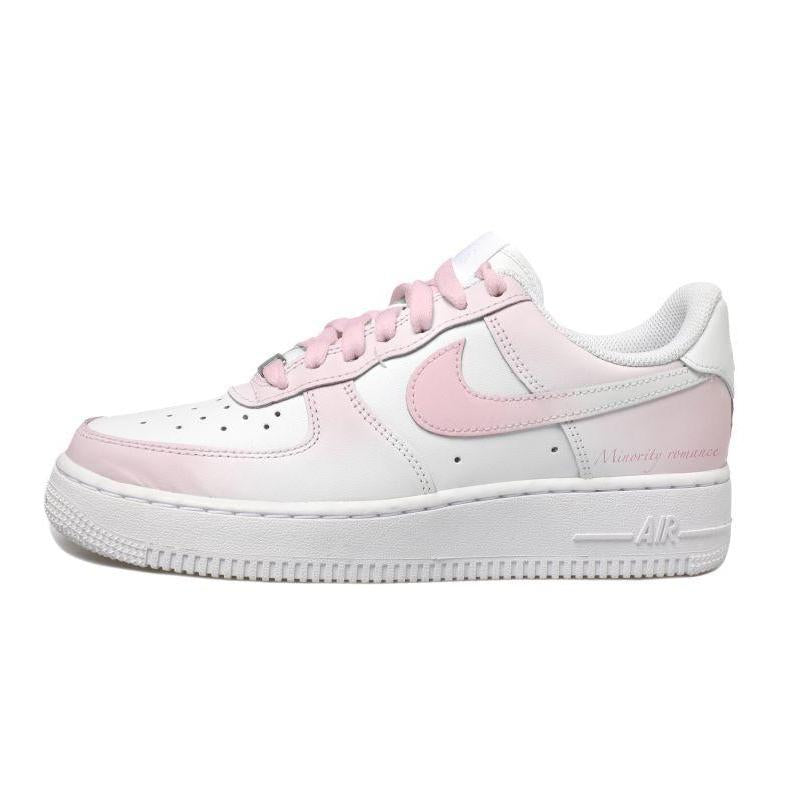 [Custom Gradient White Powder]  Air Force 1 Skateboarding Shoes Women's