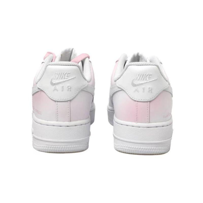 [Custom Gradient White Powder]  Air Force 1 Skateboarding Shoes Women's