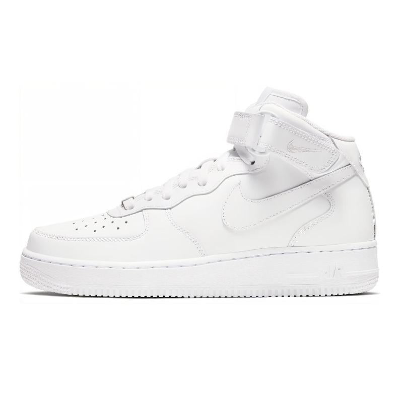 [Custom female crime scene]  Air Force 1 Skateboard Shoes Women's Mid-Top Red