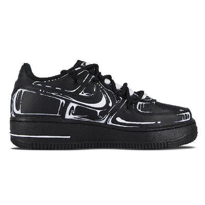 [Custom A Feast of Decay]  Air Force 1 Skateboarding Shoes Women's Low-top White