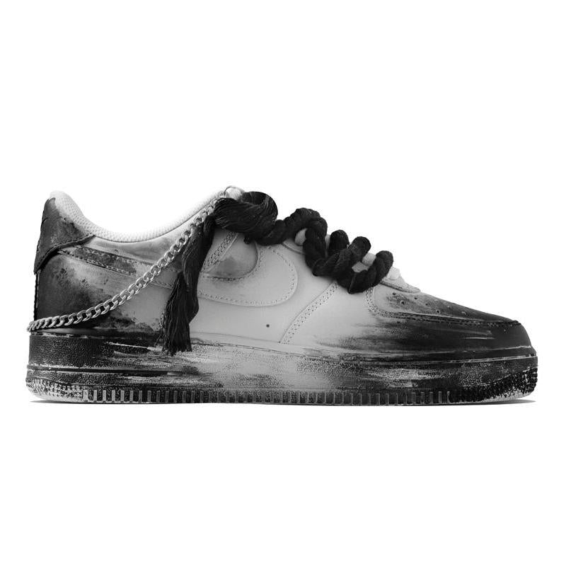 [Custom Dark Halloween]  Air Force 1 Skateboarding Shoes Women's