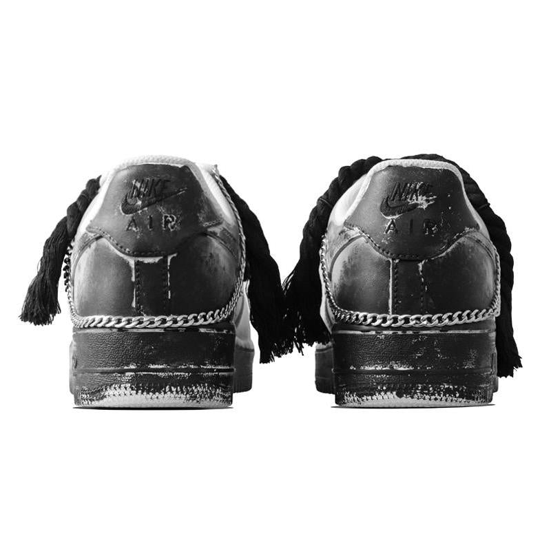 [Custom Dark Halloween]  Air Force 1 Skateboarding Shoes Women's