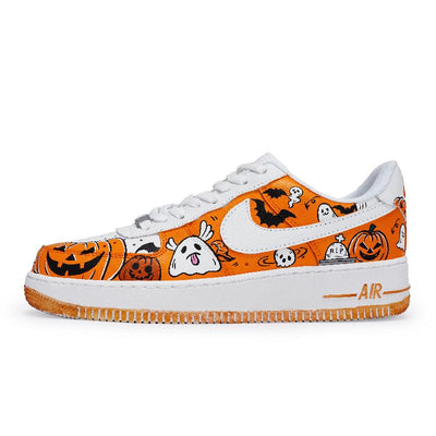 [Custom GS Halloween Carnival]  Air Force 1 Kids' Skateboarding Shoes Grade School