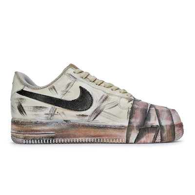 [Custom Female field medical officer]  Air Force 1 Skateboarding Shoes Women's Low-top Beige