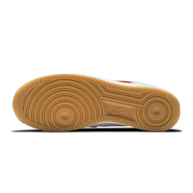 [Custom The Chinese team]  Air Force 1 Skateboarding Shoes Men Low-top Red/white