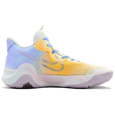 [Custom The fallen cherry blossoms are a riot of yellow]  KD Trey 5 IX Vintage Basketball Shoes Unisex Low-top Yellow