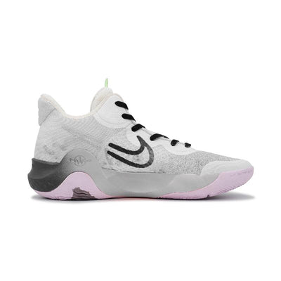 [Custom Ice and Shadow]  KD Trey 5 IX Vintage Basketball Shoes Unisex Mid-Top Gray/Black