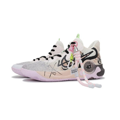 [Custom Kumquat]  KD Trey 5 IX Vintage Basketball Shoes Unisex Mid-Top Yellow/Black/Gray