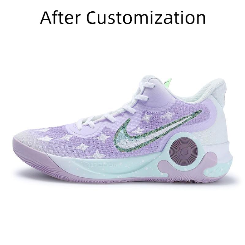 [Custom VAM dreams of lavender purple]  KD Trey 5 IX Vintage Basketball Shoes Men Mid-top Green