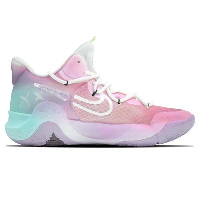 [Custom Pink rhythm]  KD Trey 5 IX Basketball Shoes Men Mid-Top Pink/Blue/White