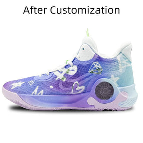[Custom Graffiti elf]  KD Trey 5 IX Vintage Basketball Shoes Unisex