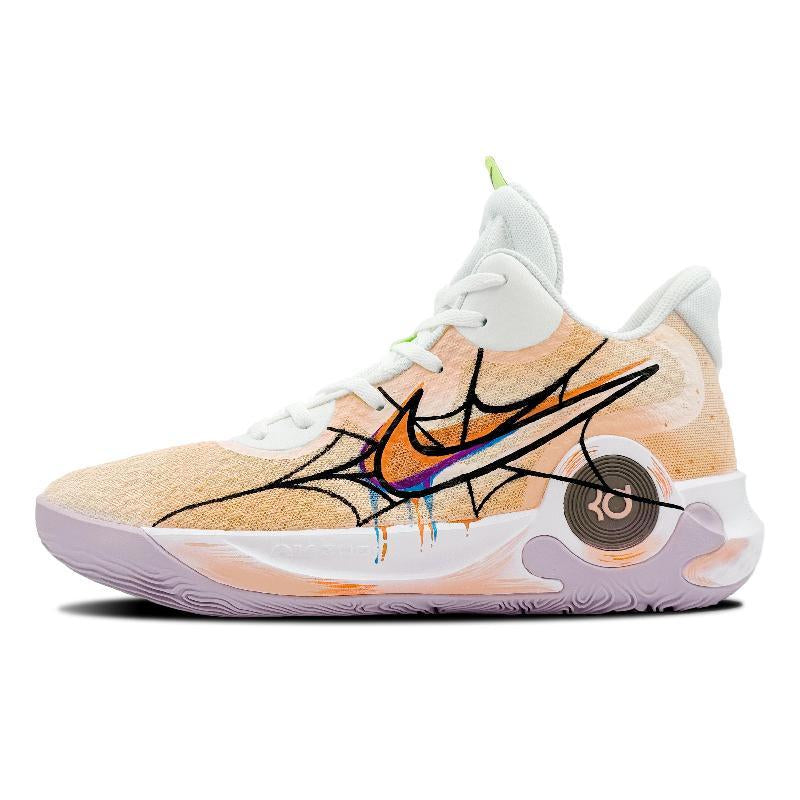 [Custom Subverse orange]  KD Trey 5 IX Vintage Basketball Shoes Unisex Mid-top Orange