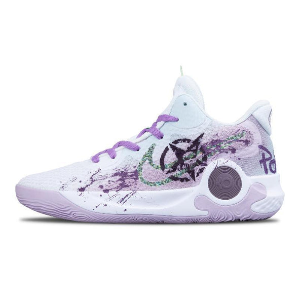 [Custom Unicorn Dewdrop]  KD Trey 5 IX Vintage Basketball Shoes Men Mid-top White/Purple
