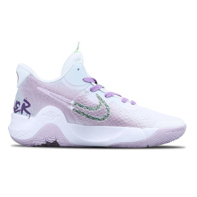[Custom Unicorn Dewdrop]  KD Trey 5 IX Vintage Basketball Shoes Men Mid-top White/Purple