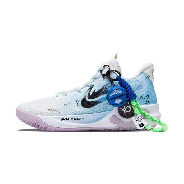 [Custom Fearless Flame]  KD Trey 5 IX Vintage Basketball Shoes Unisex Mid-top Black