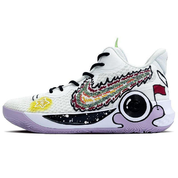 [Custom Moon Reverie]  KD Trey 5 IX Vintage Basketball Shoes Unisex Mid-top Black/red/purple