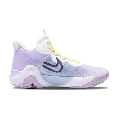 [Custom Ion Collide]  KD Trey 5 IX Vintage Basketball Shoes Unisex Mid-top Purple/blue/yellow