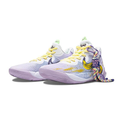 [Custom Ion Collide]  KD Trey 5 IX Vintage Basketball Shoes Unisex Mid-top Purple/blue/yellow