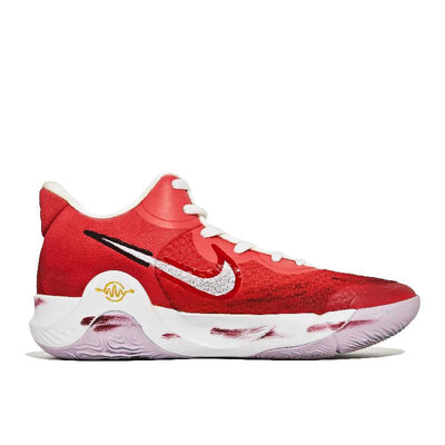 [Custom The Return of the Great Sage]  Trey 5 Vintage Basketball Shoes Unisex Mid-Top Red/Gold