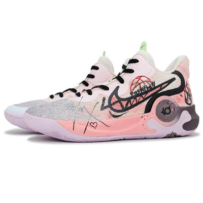 [Custom Men's and women's block pitchers]  KD Trey 5 IX Vintage Basketball Shoes Unisex Mid-Top Orange/Black/Red