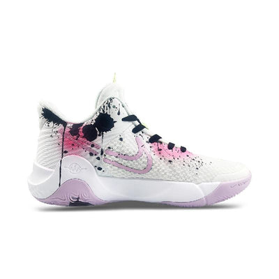 [Custom The Redemption of Roses]  KD Trey 5 IX Vintage Basketball Shoes Unisex Mid-top Pink/black/purple