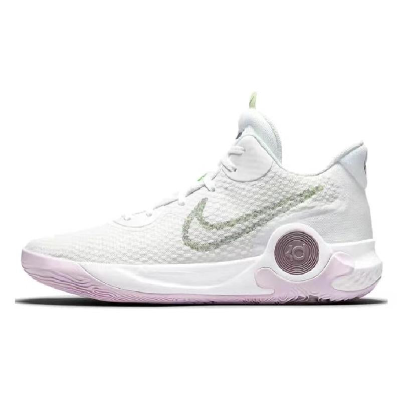 [Custom Misty and hazy]  KD Trey 5 IX Vintage Basketball Shoes Unisex Mid-top Pink/Green