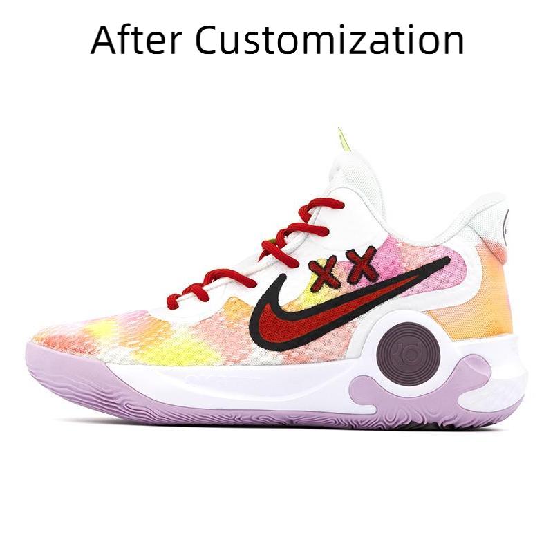 [Custom Gradient Robot A] Nike KD Trey 5 IX Vintage Basketball Shoes Unisex