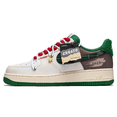 [Custom Green fields and starry rivers]  Air Force 1 Skateboarding Shoes Men