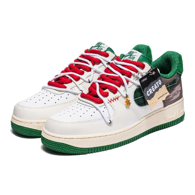 [Custom Green fields and starry rivers]  Air Force 1 Skateboarding Shoes Men
