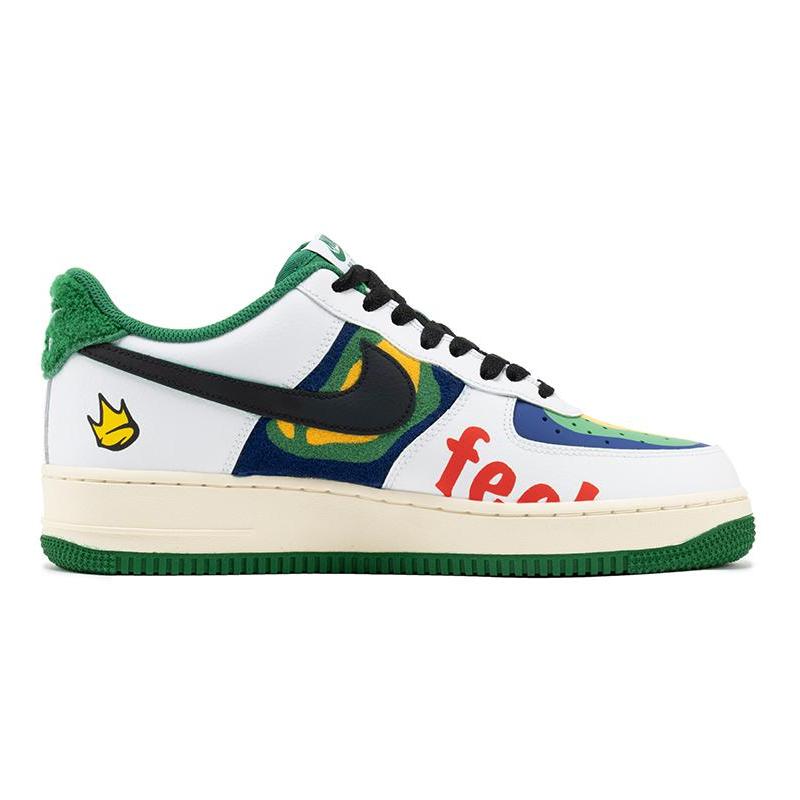 [Custom Green Fields And Starry Rivers]  Air Force 1 Skateboarding Shoes Unisex