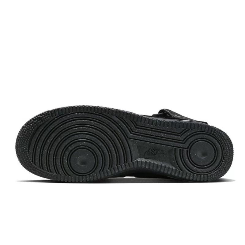 [Custom The men's style was wrongly deposited]  Air Force 1 Skateboard Shoes Men Mid-Top Black/Gold