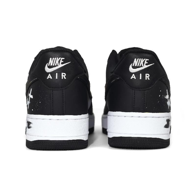 [Custom Gothic cross black and white for both men and women]  Air Force 1 Skateboard Shoes Unisex Low-Top Black/White