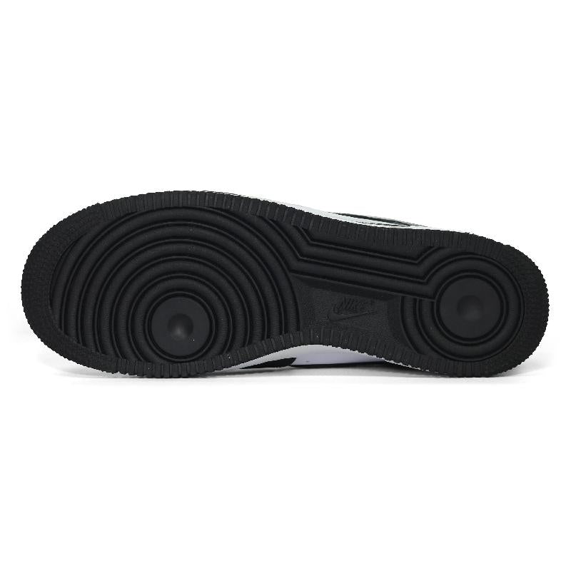 [Custom Gothic cross black and white for both men and women]  Air Force 1 Skateboard Shoes Unisex Low-Top Black/White