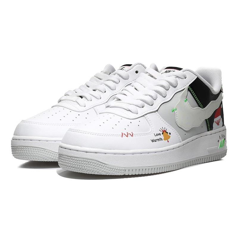 [Custom Christmas Snow Country QD] Male  Air Force 1 Low Skate shoes