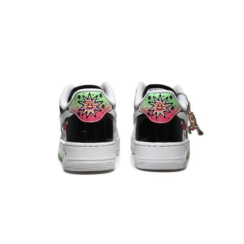 [Custom Christmas Snow Country QD] Male  Air Force 1 Low Skate shoes