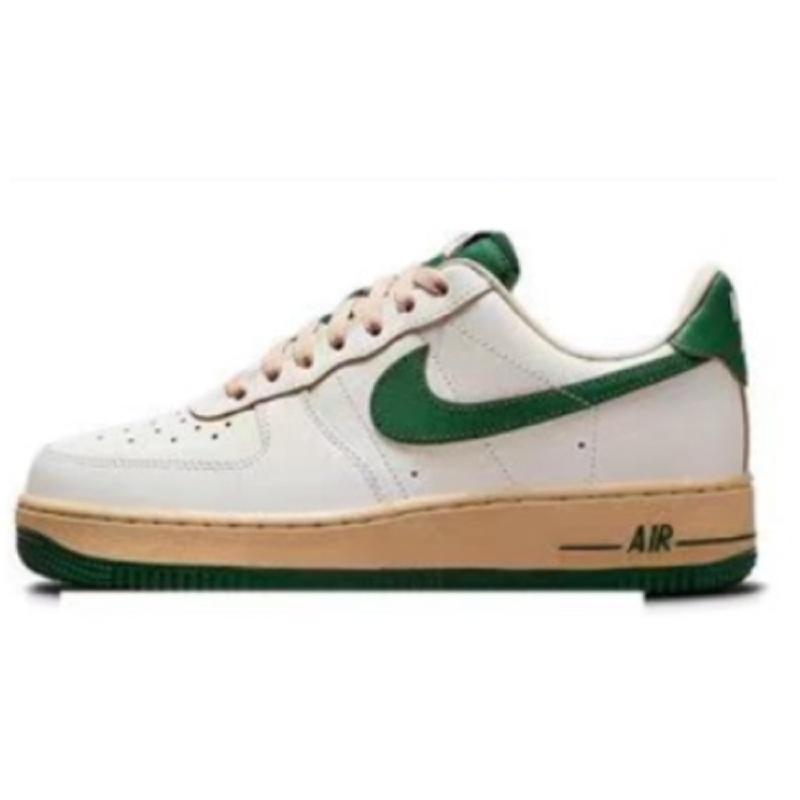 [Custom Mozhu Panda]  Air Force 1 Skateboard Shoes Women's Low-Top Green
