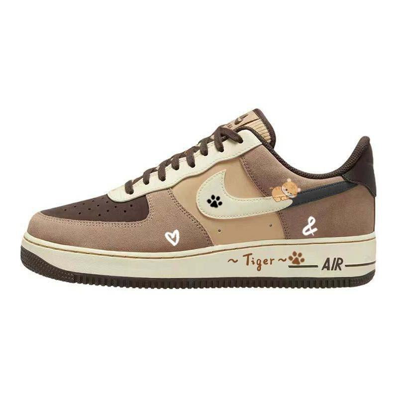 [Custom Lazy little tiger]  Air Force 1 Skateboarding Shoes Men