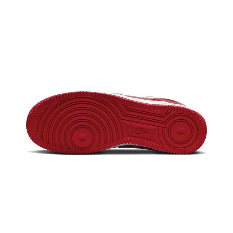 [Custom Rose vow wedding shoes]  Air Force 1 Skateboarding Shoes Unisex Low-top Red/Gold