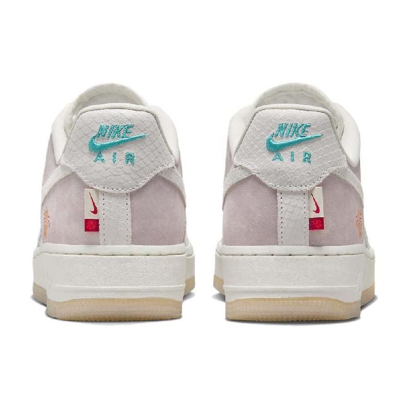 [Custom Wish Fireworks]  Air Force 1 Skateboarding Shoes Unisex Low-top Pink/white Unisex